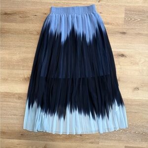 Banana Republic Ombre Pleated Skirt